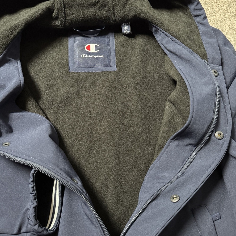 NWT Champion Hooded Jacket Performance Water Wind Resistant Mens Small $178 MSRP - Picture 10 of 14